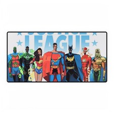 DC Comics Justice League Heroes Lineup Mouse Pad Desk Mats picture
