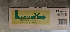 Genuine Copystar TK-869Y (TK867Y) Yellow Toner Cartridge TASKalfa 250ci 300ci  picture
