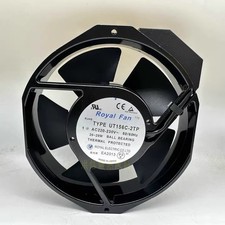 Royal Fan UT156C-2TP AC200V-230V 26/29W Aluminum Frame Cooling Fan picture
