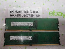 2 PCS - SK Hynix HMA851U6CJR6N-UH PC4-2400T-UC0-11 4GB 1Rx16 Desktop Memory RAM picture