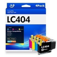 4PK LC404 LC404XL Ink Cartridges for Brother MFC-J1205W MFC-J1215W MFC J1205W XL picture