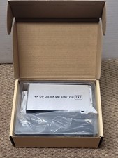4K DisplayPort KVM Switch Dual Monitor 2 Port 2x2 DP USB Switcher 2 PC 2 Monitor picture