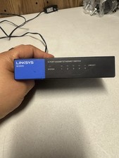 Linksys SE3005 5-Port Gigabit Ethernet Switch Desktop w/ Power Adapter picture