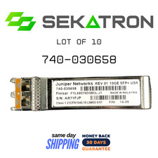🔗 [Lot of 10] Juniper 740-030658 • 10GBASE-SR • 850 nm • LC Duplex ⚡ picture