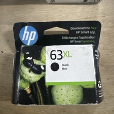 HP Genuine 63XL High Yield Black Ink Cartridge F6U64AN Exp 2026 picture