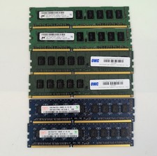 Lot of 6 DDR3 Ram Sticks 4x 2GB & 2x 1GB Laptop Mix Brands Memory - Untested picture