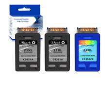 2 PK 21XL Black 1PK 22XL Color Ink Cartridge C9351A Set For HP F4140 F4180 4315  picture