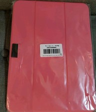 Folding Folio Stand Case for Apple iPad 10.2in Red Magnetic Kmmali picture