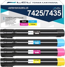 LCL 006R01395-98 Toner 4-Pack for Xerox WorkCentre 7425 7428 7435 picture