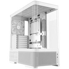 Antec C6 Curve Air White ATX Mid-Tower Case Panoramic Tempered Glass w/3 PWM Fan picture