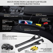 【Compatible with Lexus RX350 NX350】 Car Seat Gap Filler | No Drop Seat Guard Com picture