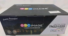 GPC Image TN221/225 Toner Cartridge - 4 Pack - 2 Black, Cyan, Yellow.  Sealed picture