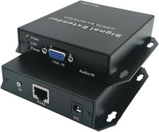 Torileaf KVM VGA Extender Over Single Cat5e/6/7 Up to 394FT(120M), 1080P@60 V... picture