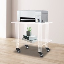Printer Stand, Acrylic Printer Stand, Printer Stand with Wheels picture