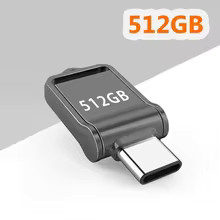 Mini USB-C Flash Drive 512GB 1TB 2TB USB 3.0 Metal Waterproof Pen Drive picture