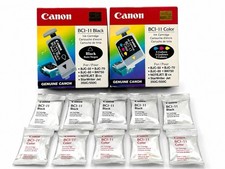 Canon BCI-11 Genuine/Original Inkjet Ink Cartridges Black Tri-Color picture