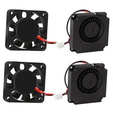 4PCS 3D Printer Brushless Cooling Fan 2PCS square fan +2PCS turbo fan DC 24V picture