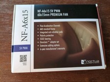 x2 NOCTUA NF-A6X15 5V PWM 60X15  m m PREMIUM FAN picture