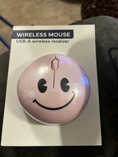 Target Bullseye's Smile Light Pink Vivitar Wireless Computer Mouse (NEW IN PACK) picture