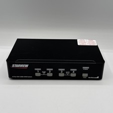 Star Tech SV431USB 4 Port KVM Switch No Power Adapter Or Cables  picture