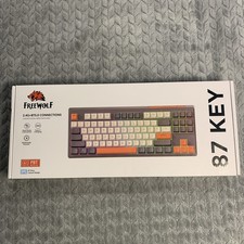 FreeWolf M87 Dual Mode Wireless Mechanical Keyboard Keycaps Mute Keyboard PBT picture