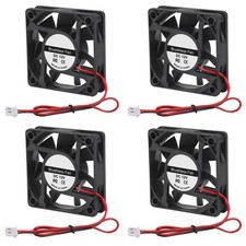 4Pcs 60mm x 60mm x15mm Brushless Cooling Fan - 6015 DC 12V 2.36in 2 Pin Fan f... picture