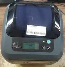 ZEBRA GX420d Thermal Label Printer Desktop Direct USB Serial POS. No CORDS READ picture