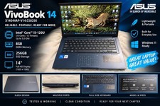 ASUS Vivobook 14 X1404VAP-V14.C58256 i5-120U, 8GB, 256GB SSD 14