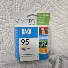 NOS Original HP 95 Vivera Tri-Color Ink #C8766WN Exp. Date Sept 2008 - Sealed picture