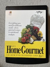 Vintage SoftKey Key Home Gourmet CD-ROM for Windows and Mac NOS *Sealed* picture