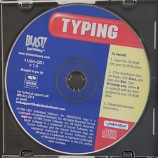 Vintage Blast Typing Tutor Software Windows PC CD-ROM (1999) VERY GOOD  picture