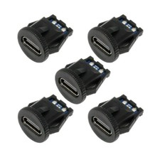 5 Pack USB C 6Pin PD65W Charging Flush Mount Repair Replacement Solder Adapter picture