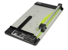 Paper Trimmer Heavy Duty Rotary 18 Inch Black Silver Model 12238 CARL 18inch picture