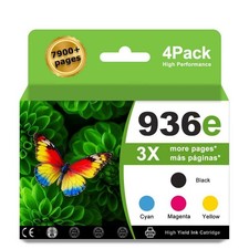 936e 936xl Ink Combo Pack Compatible for HP936 XL 936 e Ink Cartridges for picture