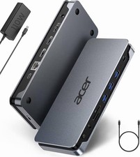 Acer 13-in-1 USB-C Docking Station 2 HDMI 1 DP 100W PD Gigabit Ethernet picture