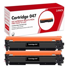 Black Canon 047 Toner for Canon 047 ImageCLASS MF110 MF112 MF113W LBP113W LOT picture
