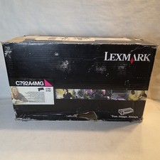 NEW GENUINE - LEXMARK C792A4MG MAGENTA TONER - C792 X792 SEALED UGLY BOX picture