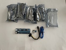 5 PACK PCE164P-N03 VER 006C PCI-E 1x to 16x Powered Riser Adapter Card Crypto picture