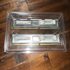 (Lot of 2) 2GB Qimonda HYS72T128420HFA-3S-A 1GB 2RX8 PC2-5300F-11-BO MEMORY IBM picture