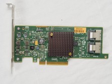 SAS9207-8I LSI Logic PCI-E 3.0 w/ 2x Mini-SAS SFF8087 to Sata Cables picture