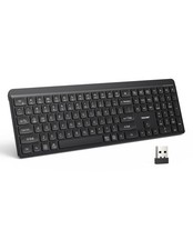 Best TECKNET Bluetooth Keyboard Rechargeable, 2.4G Wireless Keyboard, Full-Size picture