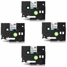 TZe121-721 Label Tape 9mm Black on White Brother P-Touch PT-D600 D400 picture