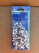 Leviton 12536 Plastic Staples For 1/2” 14/2 And 12/2 NM Cables 50pcs picture