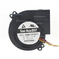 SANYO Denki 9BMB12P2K01 SanAce Blower Fan 12V 3.4A 56.8CFM 97*95*33MM Axial Fan picture