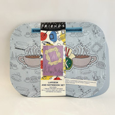 Friends Lapdesk & Notebook Set Padded Cushion Coffee TV Show Series Tablet Hold picture