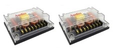 2 Pack 4 Ohm 3 Way Crossover 300 Watts Passive Car Audio Tweeter CRX-303 M.. picture