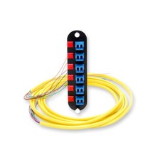 Corning CCH-CP12-A9-P03RH Closet Connector Housing Panel with 3 Meter Pigtail picture