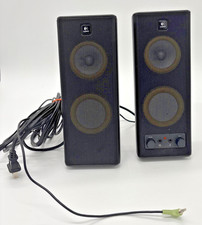Logitech X-140 S-0264A 2.0 Channel 3.5mm 80mA Speakers 10 Set Of 2 TESTED WORKS picture