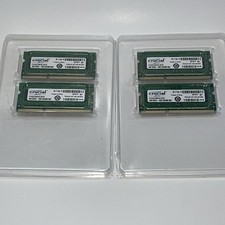 Crucial 16GB Kit (4x4GB) DDR3L-1600 SODIMM Laptop Mac RAM CT4G3S160BJM.C8FER picture