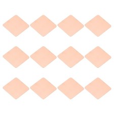 12 Pcs Heatsink Copper Pad Shim IC Chipset GPU Thermal Heatsink (15x15x0.3mm) picture